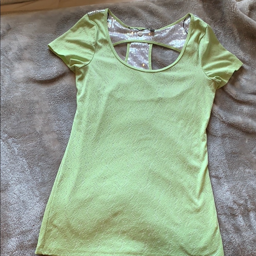 Green t-shirt